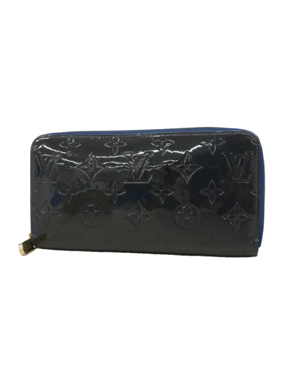 Louis Vuitton Wallet Vernis Zippy Grand Blue